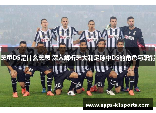 意甲DS是什么意思 深入解析意大利足球中DS的角色与职能